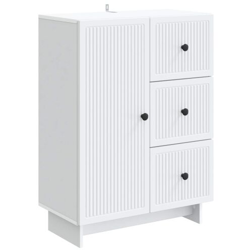 Kreveta Bijela 66 x 34,5 x 90 cm Konstruirano drvo - Bijela Cijena