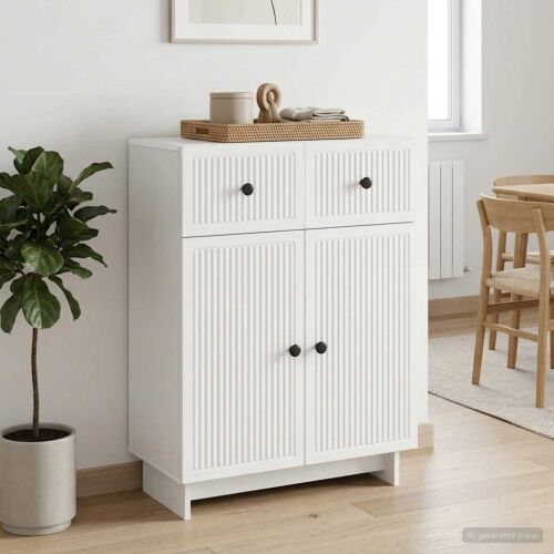 Kreveta Bijela 66 x 34,5 x 90 cm Konstruirano drvo - Bijela Cijena