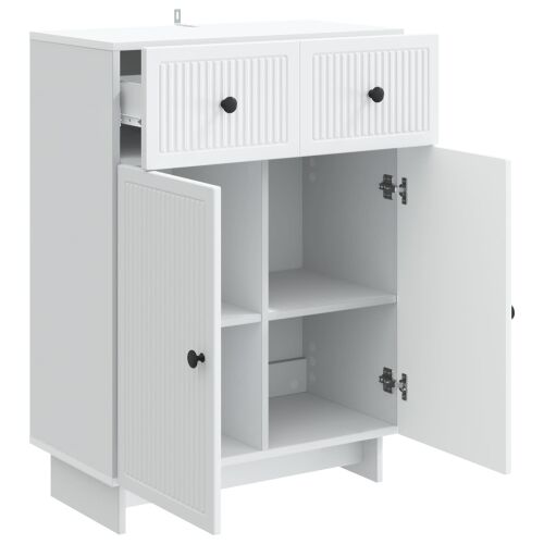 Kreveta Bijela 66 x 34,5 x 90 cm Konstruirano drvo - Bijela Cijena