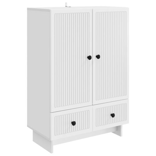 Kreveta Bijeli 66 x 34,5 x 95 cm Konstrukcijsko drvo - Bijela Cijena