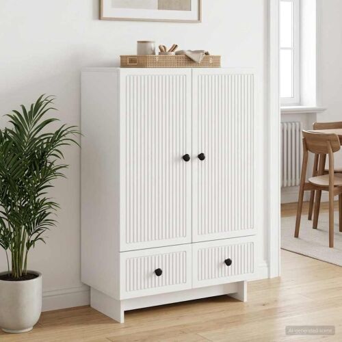 Kreveta Bijeli 66 x 34,5 x 95 cm Konstrukcijsko drvo - Bijela Cijena