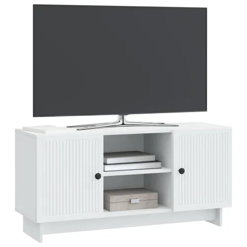TV ormar 102 x 34,5 x 50 cm Bijela Konstruirano drvo - Bijela Cijena