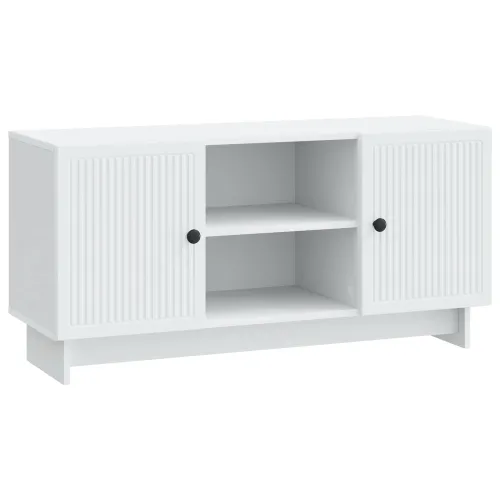 TV ormar 102 x 34,5 x 50 cm Bijela Konstruirano drvo - Bijela Cijena
