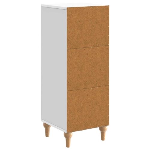 Kreveta Bijela 33 x 34,5 x 90 cm Konstruirano drvo - Bijela Cijena