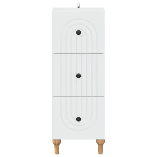 Ormar s ladicama Bijela 33 x 34,5 x 90 cm Konstruirano drvo - Bijela Cijena