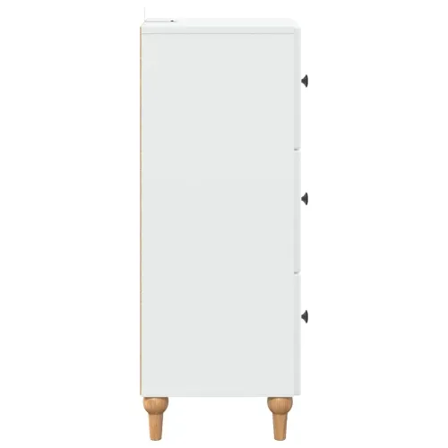 Ormar s ladicama Bijela 33 x 34,5 x 90 cm Konstruirano drvo - Bijela Cijena