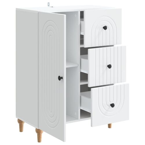 Kreveta Bijela 66 x 34,5 x 90 cm Konstruirano drvo - Bijela Cijena