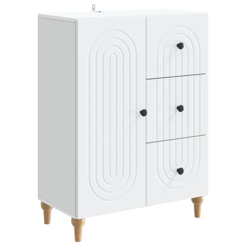 Kreveta Bijela 66 x 34,5 x 90 cm Konstruirano drvo - Bijela Cijena