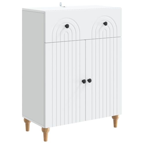 Kreveta Bijela 66 x 34,5 x 90 cm Konstruirano drvo - Bijela Cijena