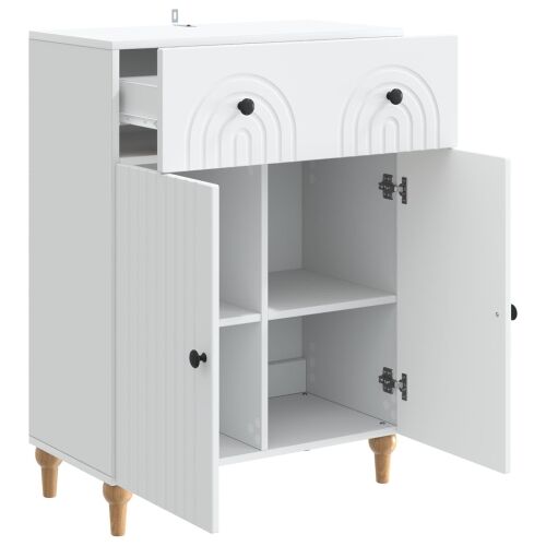 Kreveta Bijela 66 x 34,5 x 90 cm Konstruirano drvo - Bijela Cijena