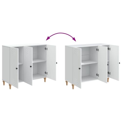 Kreveta Bijela 89 x 34,5 x 80 cm Konstruirano drvo - Bijela Cijena