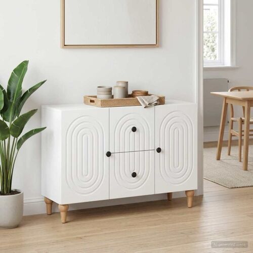 TV ormar s ladicama Bijela 89 x 34,5 x 60 cm Konstruirano drvo - Bijela Cijena