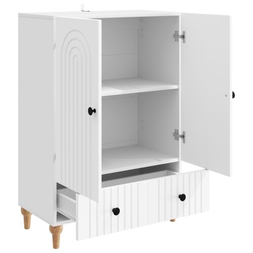 Kreveta Bijela 66 x 34,5 x 95 cm Konstruirano drvo - Bijela Cijena