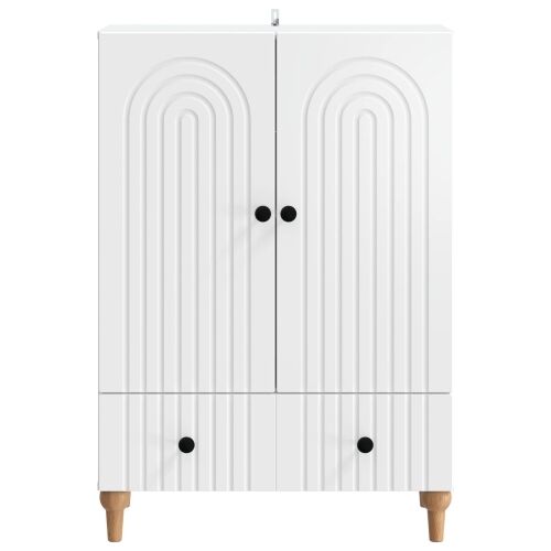 Kreveta Bijela 66 x 34,5 x 95 cm Konstruirano drvo - Bijela Cijena