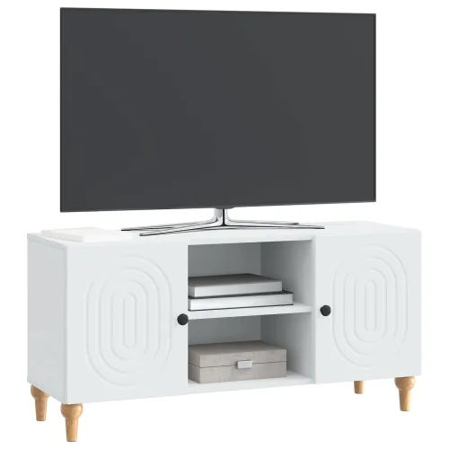 TV ormar Bijela 102 x 34,5 x 50 cm Konstruirano drvo - Bijela Cijena
