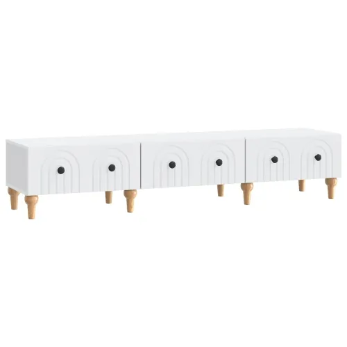 TV ormar s ladicama Bijela 147 x 34,5 x 30 cm Konstruirano drvo - Bijela Cijena
