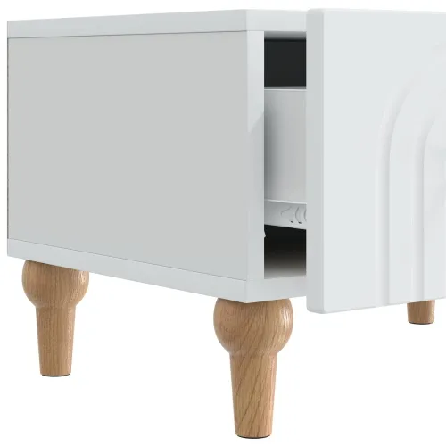 TV ormar s ladicama Bijela 147 x 34,5 x 30 cm Konstruirano drvo - Bijela Cijena