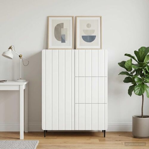 Kreveta Bijela 66 x 34,5 x 91,5 cm Konstruirano drvo - Bijela Cijena