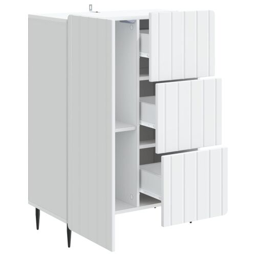 Kreveta Bijela 66 x 34,5 x 91,5 cm Konstruirano drvo - Bijela Cijena
