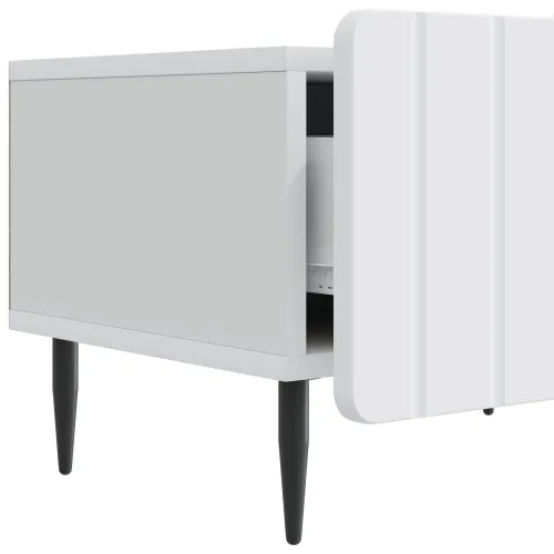 TV ormar s ladicama Bijela 147 x 34,5 x 32 cm Konstruirano drvo - Bijela Cijena