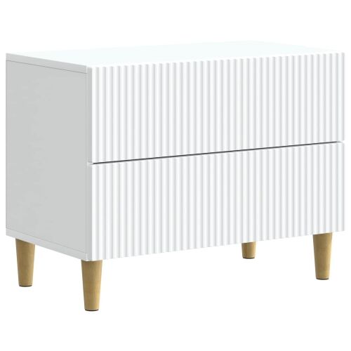 Noćni ormar Bijela 62 x 34,5 x 48 cm Konstruirano drvo - Bijela Cijena
