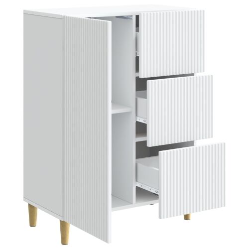 Kreveta Bijela 66 x 34,5 x 90 cm Konstruirano drvo - Bijela Cijena
