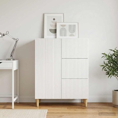 Kreveta Bijela 66 x 34,5 x 90 cm Konstruirano drvo - Bijela Cijena