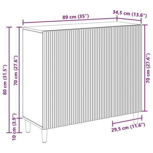 Kreveta Bijela 89 x 34,5 x 80 cm Konstruirano drvo - Bijela Cijena