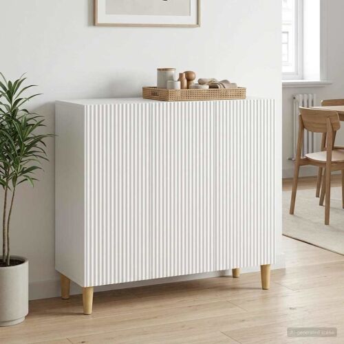 Kreveta Bijela 89 x 34,5 x 80 cm Konstruirano drvo - Bijela Cijena