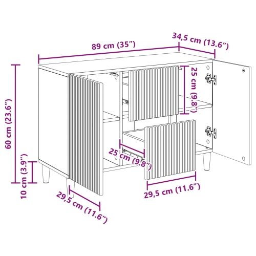 Kreveta Bijela 89 x 34,5 x 60 cm Konstruirano drvo - Bijela Cijena