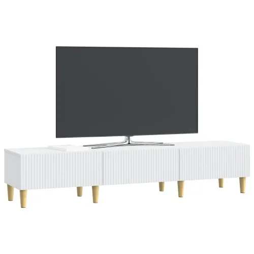 TV ormar s ladicama Bijela 147 x 34,5 x 30 cm Konstruirano drvo - Bijela Cijena