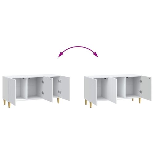 TV ormar Bijela 99 x 34,5 x 50 cm Konstruirano drvo - Bijela Cijena