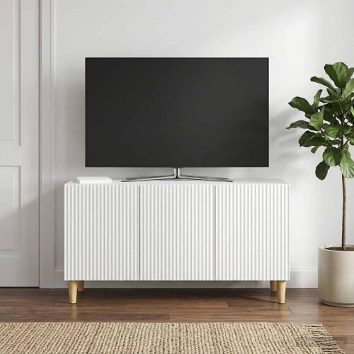 TV ormar Bijela 99 x 34,5 x 50 cm Konstruirano drvo - Bijela Cijena
