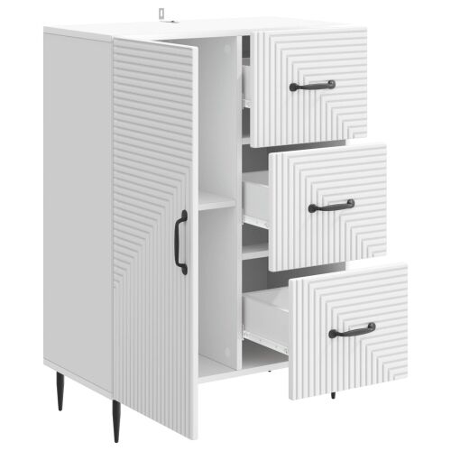 Kreveta Bijela 66 x 34,5 x 89,5 cm Konstruirano drvo - Bijela Cijena