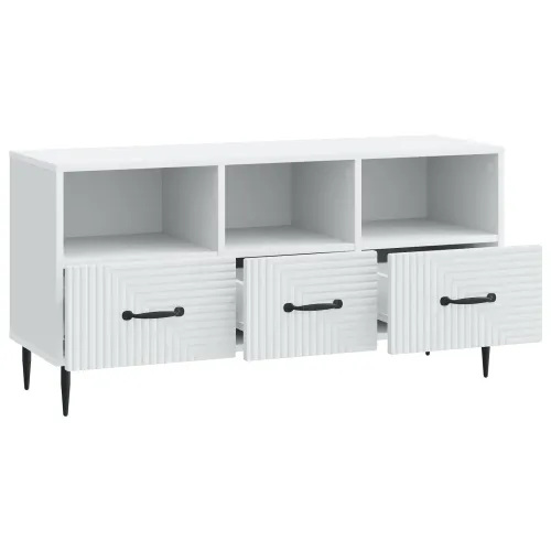 TV ormar s ladicama Bijela 102 x 34,5 x 50 cm Konstruirano drvo - Bijela Cijena
