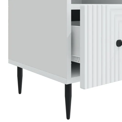 TV ormar s ladicama Bijela 102 x 34,5 x 50 cm Konstruirano drvo - Bijela Cijena