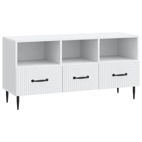 TV ormar s ladicama Bijela 102 x 34,5 x 50 cm Konstruirano drvo - Bijela Cijena