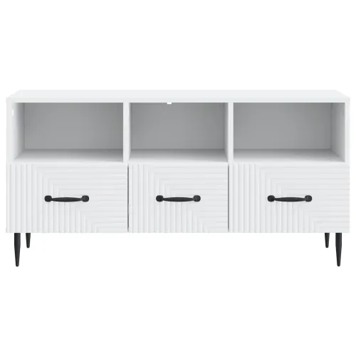 TV ormar s ladicama Bijela 102 x 34,5 x 50 cm Konstruirano drvo - Bijela Cijena