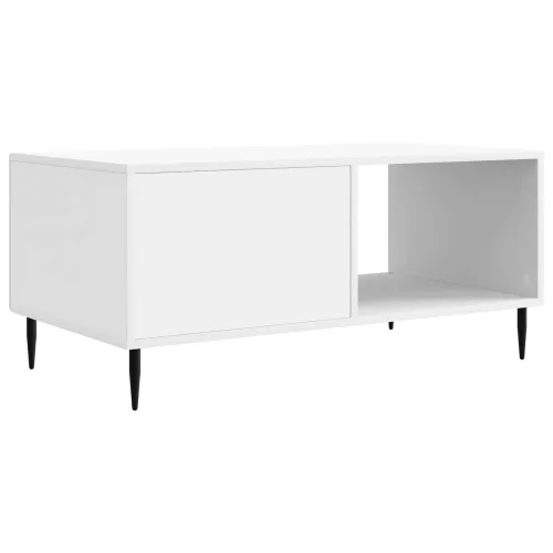 Stolić za kavu Bijela 90 x 50 x 40 cm Konstruirano drvo - Bijela Cijena