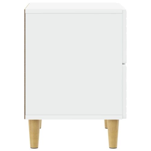 Noćni ormarić 2 kom. Bijela 43 x 34,5 x 48 cm Konstruirano drvo - Bijela 2 Cijena