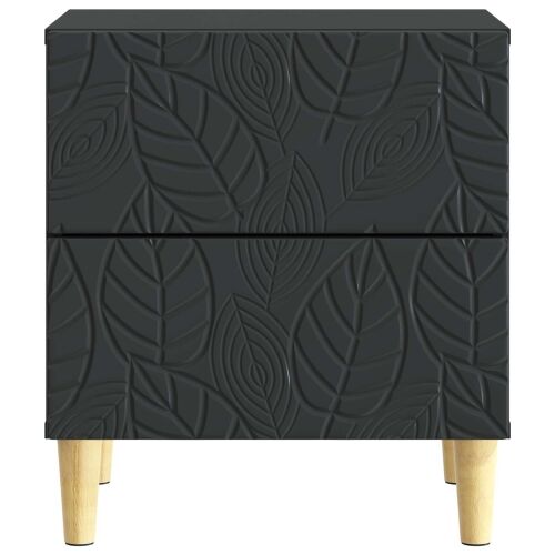 Noćni ormarić Crna 43 x 34,5 x 48 cm Konstruirano drvo - Crna 1 Cijena