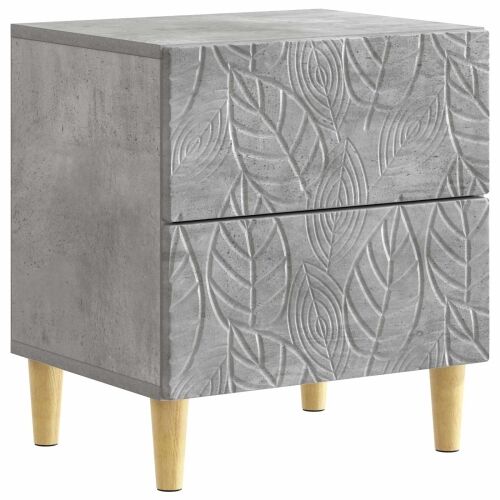 Noćni ormarić Betonska siva 43 x 34,5 x 48 cm Konstruirano drvo - Betonska siva 1 Cijena