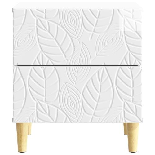 Noćni ormarić Bijela visokog sjaja 43 x 34,5 x 48 cm - Bijela visokog sjaja 1 Cijena