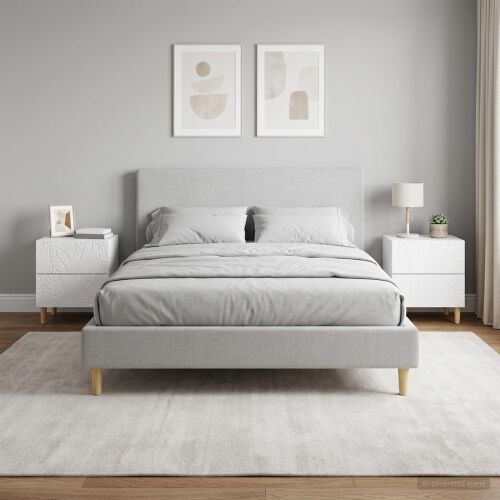 Noćni ormarić 2 kom. Bijela visokog sjaja 43 x 34,5 x 48 cm - Bijela visokog sjaja 2 Cijena