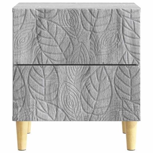 Noćni ormarić Siva Sonoma 43 x 34,5 x 48 cm Konstruirano drvo - Siva Sonoma 1 Cijena
