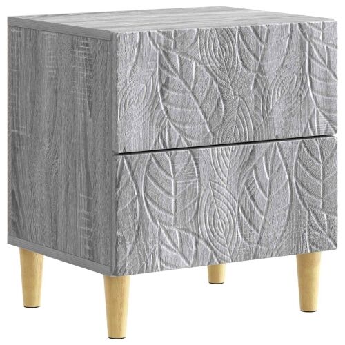 Noćni ormarić 2 kom. Siva Sonoma 43 x 34,5 x 48 cm - Siva Sonoma 2 Cijena