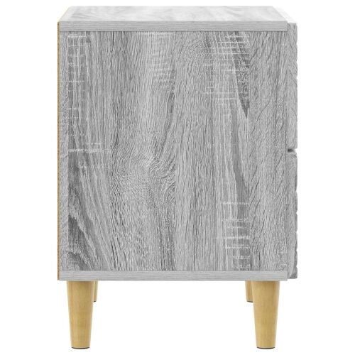 Noćni ormarić 2 kom. Siva Sonoma 43 x 34,5 x 48 cm - Siva Sonoma 2 Cijena