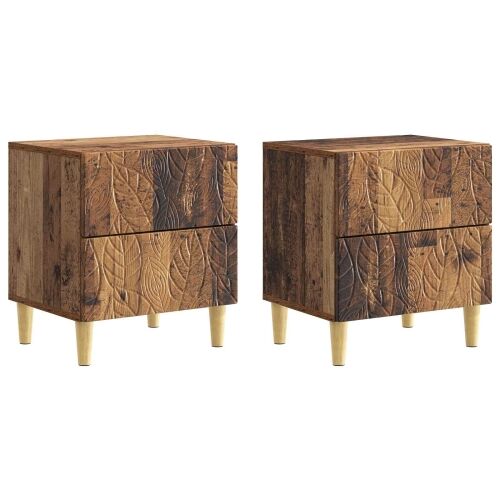 Noćni ormarić 2 kom. Staro drvo 43 x 34,5 x 48 cm - Staro drvo 2 Cijena