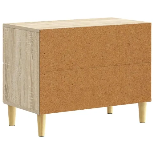 Noćni ormarić Hrast sonoma 62 x 34,5 x 48 cm Konstruirano drvo - Hrast sonoma Cijena