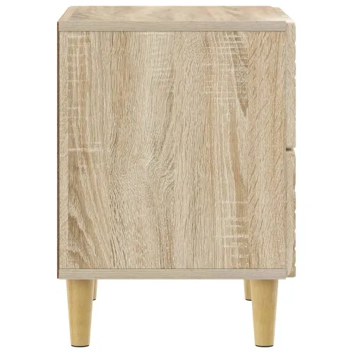 Noćni ormarić Hrast sonoma 62 x 34,5 x 48 cm Konstruirano drvo - Hrast sonoma Cijena